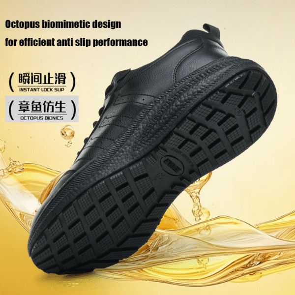Kitchen chef safety shoes, anti slip, anti smashing, anti piercing, waterproof, and oil resistant - Image 3